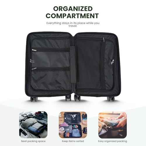 Hardside Carry On Luggage 22x14x9 Airline Approved