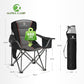 Oversized Fully Padded Camping Chairs with Lumbar Support (2 Count)