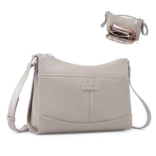 Soft Real Leather Crossbody Bags for Women Travel Wallet Purse