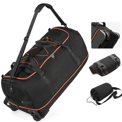 Wheeled Collapsible Duffel Bag 110L