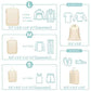 Compression Packing Cubes for Travel (6 Count)