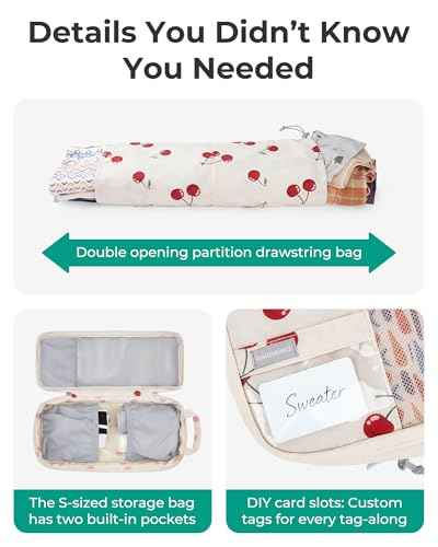 6 Set Compression Packing Cubes for Travel (6 Count)