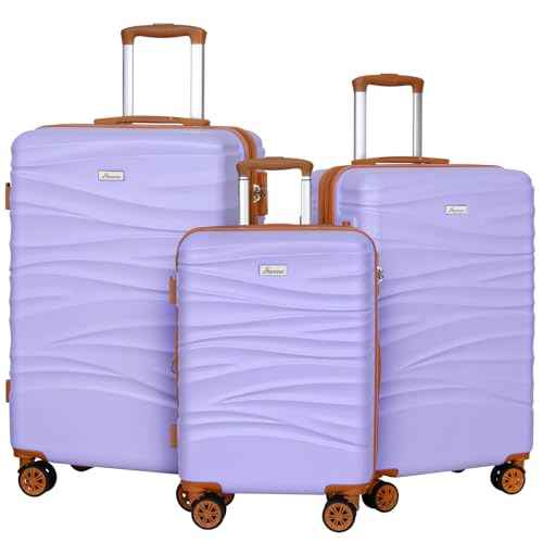 Hardside Expandable 3PCS Luggage Set with Spinner Wheels (3 Count)