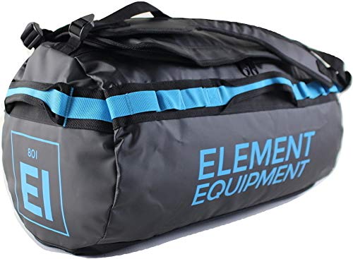Trailhead Duffel Bag Shoulder Straps Waterproof Black