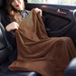 Premium Soft Travel Blanket Pillow Air Plane Essentials