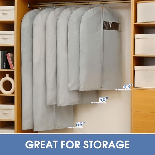 43" Garment Bags for Hanging Clothes (5 Count)