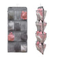 Dual Sided Hanging Shoe Organizer for Closet with Rotating Hanger Hanging Shoe Rack Holder with 24 Large Pockets