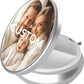 Pill Box 3 Compartment Portable Travel Medicine Box with Mirror