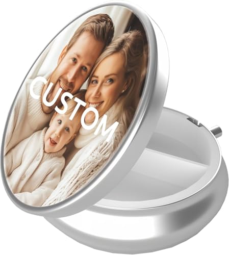 Pill Box 3 Compartment Portable Travel Medicine Box with Mirror
