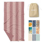 Waffle Microfiber Beach Towel
