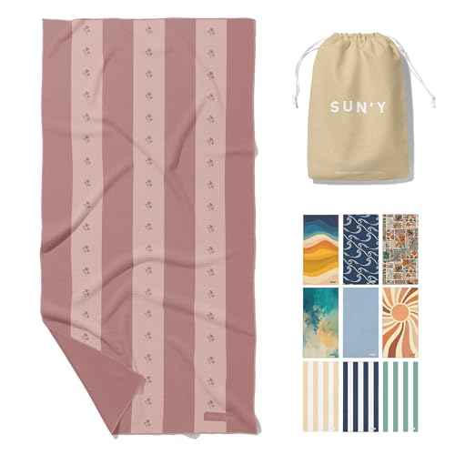 Waffle Microfiber Beach Towel