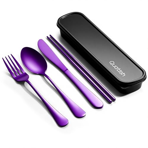 Travel Utensils with Case (5 Count)