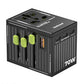 70W Universal Travel Adapter with 4 USB