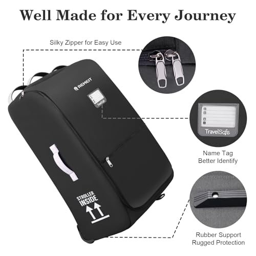Stroller Bag Stroller Travel Bag for Airplane Compatible with UPPAbaby Vista V1 V2 V3