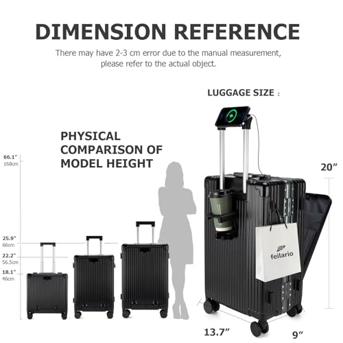 PC Hardside Carry On Luggage