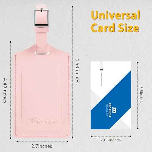 8 Pack Luggage Tags for Suitcases Airplane Travel Essentials (8 Count)