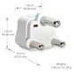 South Africa Botswana Travel Adapter