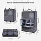 Travel Portable Hanging Shelves Closet Organizer Packing Luggage Storage with Multifunctional and Foldable Invisible Compartment