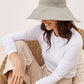 Ultra Wide Cotton Linen Hat