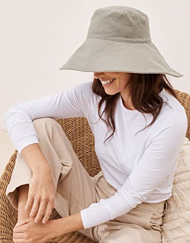 Ultra Wide Cotton Linen Hat