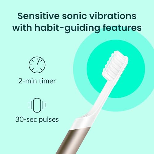 Metal Sonic Electric Toothbrush for Adults
