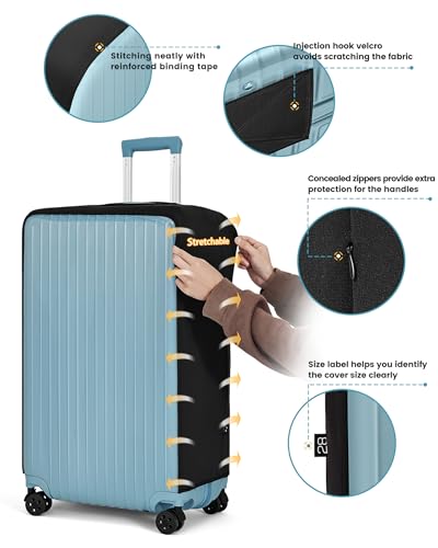 Travelkin Clear Luggage Cover For Suitcase