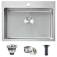 22x18 Inch Drop in Kitchen Sink