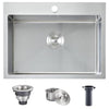 22x18 Inch Drop in Kitchen Sink