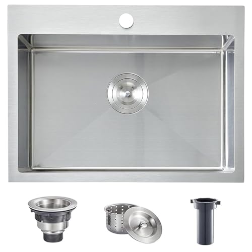 22x18 Inch Drop in Kitchen Sink