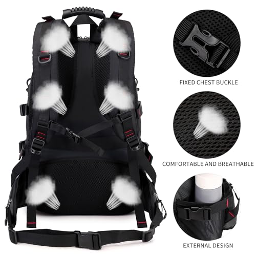 Nerlion 40L Hiking Backpack Travel Backpack for Men Women Camping Waterproof Outdoor Hiking Daypack Lightweight Backpack