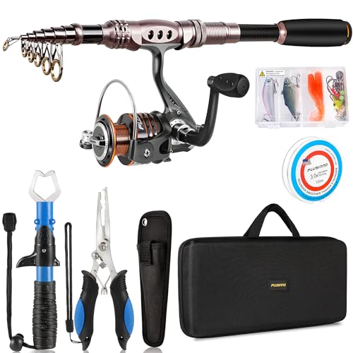 Fishing Rod and Reel Combos Carbon Fiber Telescopic Fishing Pole with Reel Combo Sea Saltwater Freshwater Kit Fishing Rod Kit