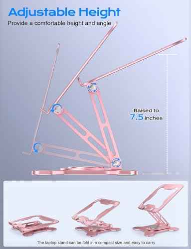 360° Rotating Laptop Stand for Desk