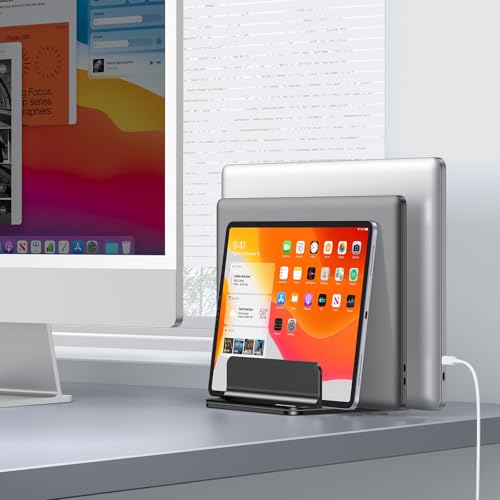 3 Slot Multiple Vertical Laptop Stand