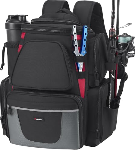Fishing Backpack with 2 Rod Holders