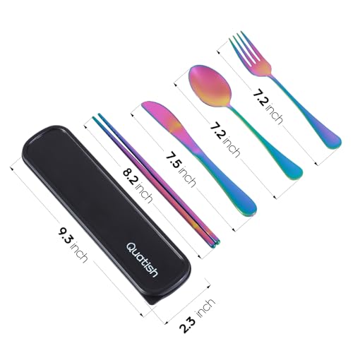 Travel Utensils with Case (5 Count)