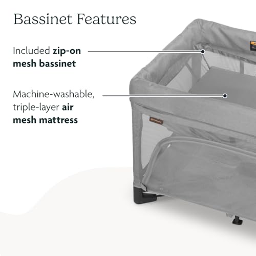 Remi 3-in-1 Portable Playard, Bassinet & Travel Crib - Stella