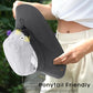 Womens Sun Hat with Ponytail Hole Beach Hiking Summer Wide Brim UPF 50+ Outdoor Protection Foldable Bucket Hat Grey