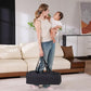 Pack and Play Portable Crib Baby Playpen Foldable Playard for Infant Toddler with Mattress Pad