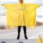Hooded Rain Poncho for Adult Waterproof Lightweight Raincoat