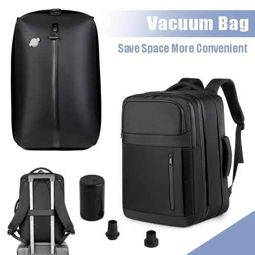 Vacuum sealed travel computer backpack