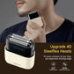 Mini Steel Electric Foil Shavers for Men