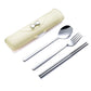 Travel Silverware Set with Case (4 Count)