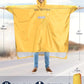 Hooded Rain Poncho for Adult Waterproof Lightweight Raincoat
