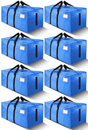 Supports 200lbs Heavy Duty Moving Bags (8 Count)