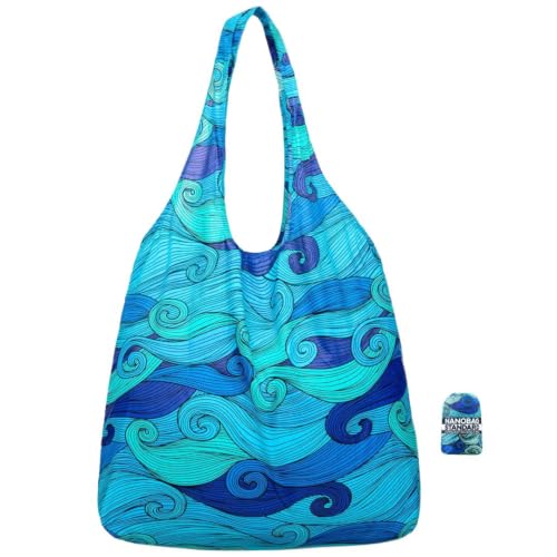 Standard 19L Tote Foldable Packable Reusable Grocery Shopping Bag