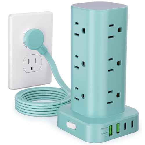 Power Strip Tower with Multiple Outlets (16 Count)
