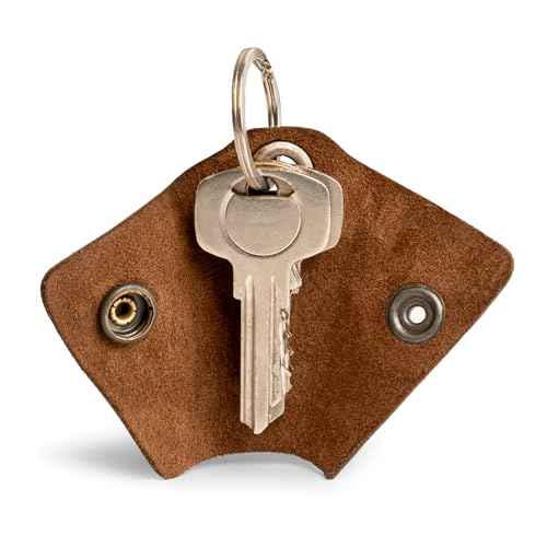 Full Grain Leather Wrap Keychain