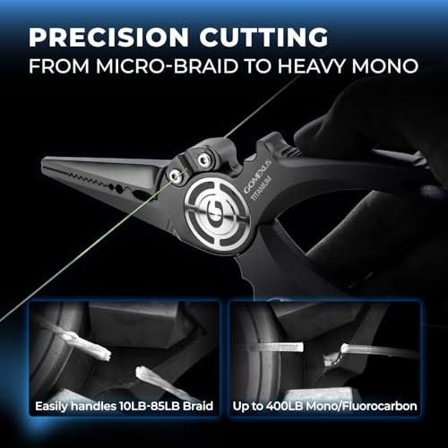 Fishing Pliers Saltwater with Side Cutters