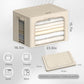 4 Pack Clothes Storage Bins with Metal Frame (4 Count)