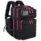 Military Tactical Backpack for Men and Women 45L Army 3 Days Assault Pack Bag Large Rucksack with Molle System Black Red